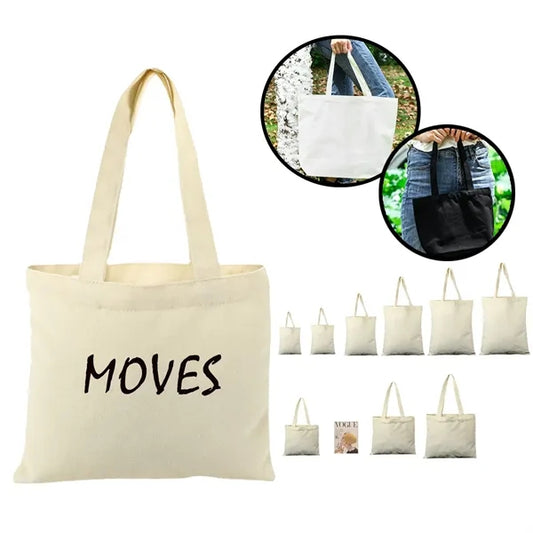 One-Shoulder Cotton And Linen Handbag