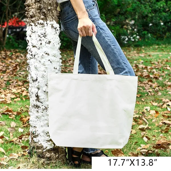 One-Shoulder Cotton And Linen Handbag