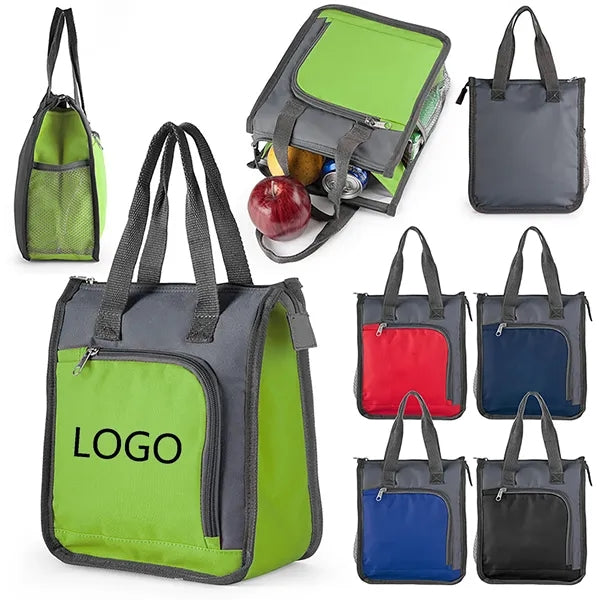 Zipper Insulated Lunch Tote Bags
