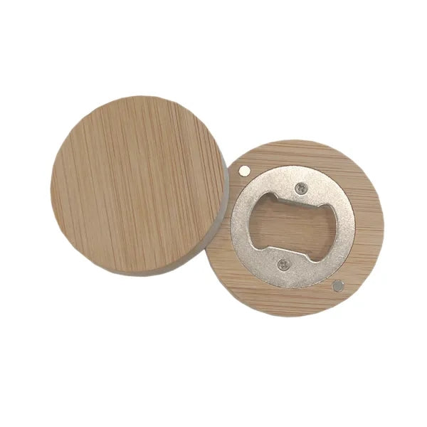 Magnetic Bamboo Bottle Opener