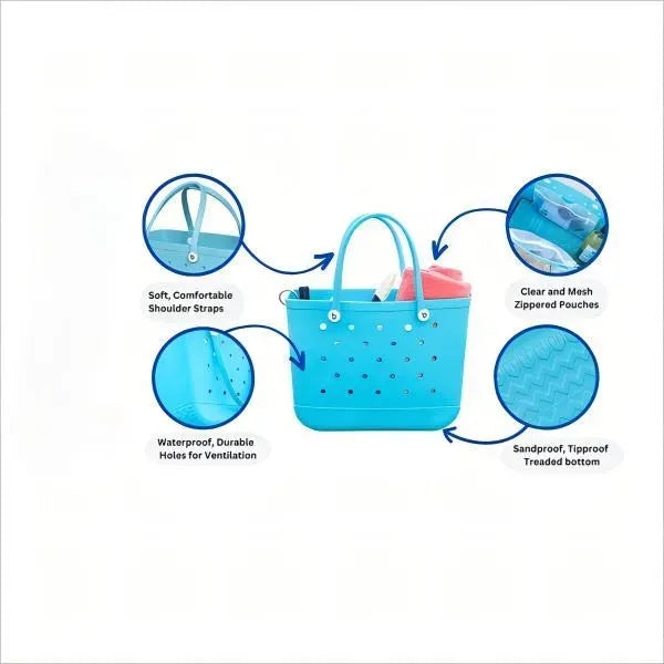 Seaside Waterproof Fashionable Beach Tote Bag