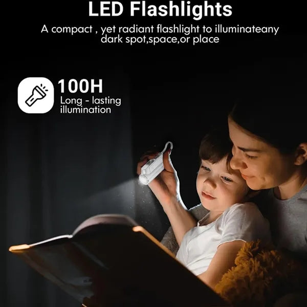 Portable fast charger with built-in flashlight