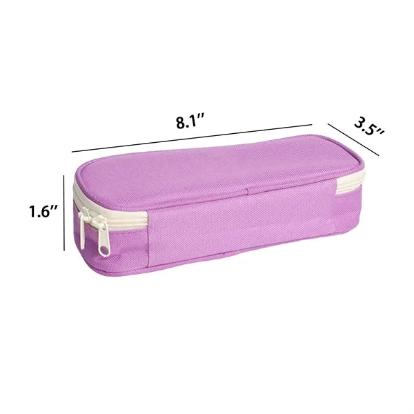 Zipper Pencil Case Storage Pouch