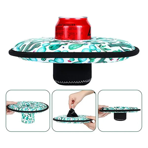 Outdoor Neoprene Floating Drink Beverage Holder