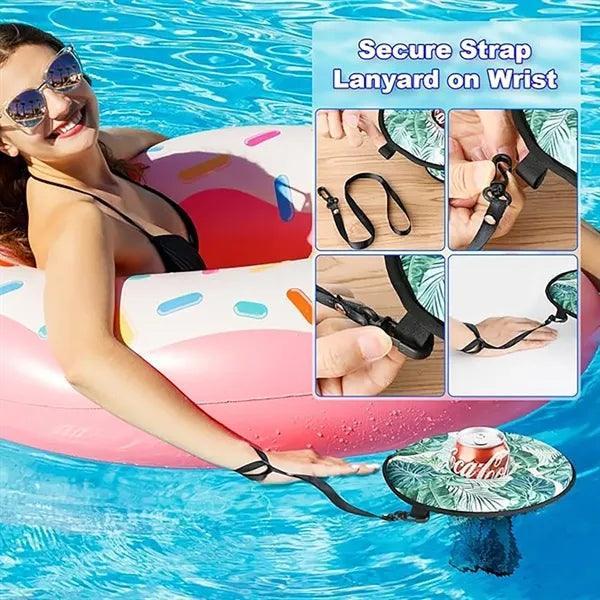 Outdoor Neoprene Floating Drink Beverage Holder