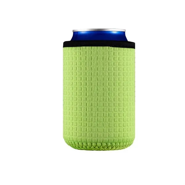 Stylish and Durable 12oz Embossed Neoprene Can Cooler