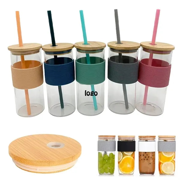 12oz Smoothie Cup With Bamboo Lid