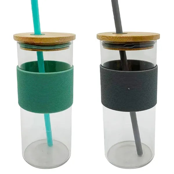 12oz Smoothie Cup With Bamboo Lid
