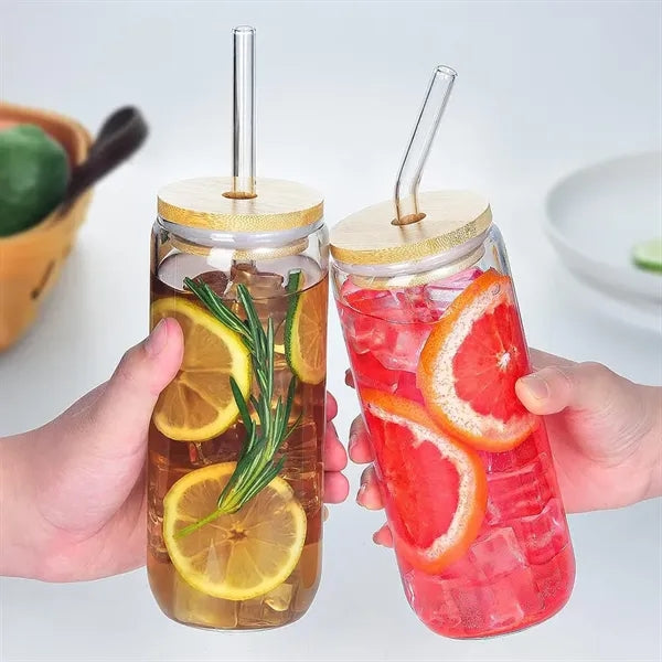 12oz Smoothie Cup With Bamboo Lid