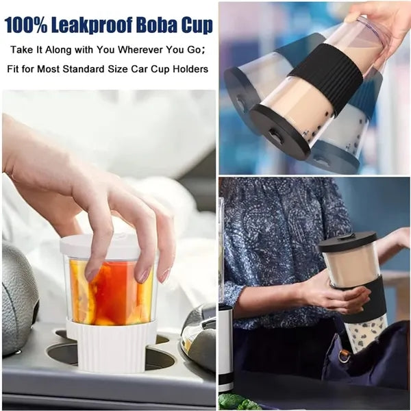 24oz Iced Coffee Boba Tea Cups Jar Drinking Glasses for Smoo