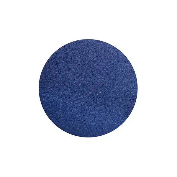 3.93 Inch Soft Round PU Leather Coaster