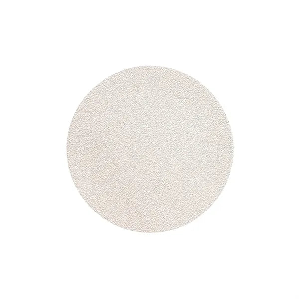 3.93 Inch Soft Round PU Leather Coaster
