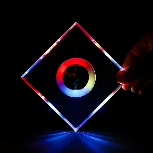 3.7 Inch LED Light-Up Acrylic Coasters