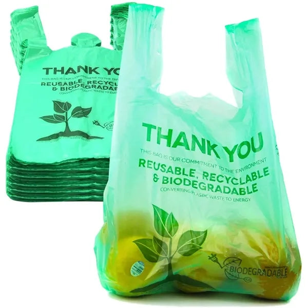 T-shirt Shape Eco Biodegradable Plastic Grocery Shopping Bag
