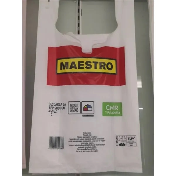 T-shirt Shape Eco Biodegradable Plastic Grocery Shopping Bag