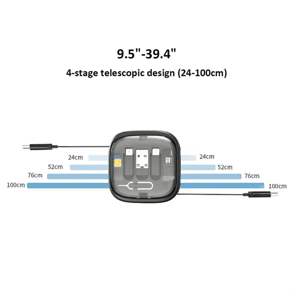 6-in-1 Multi Data Cable Storage Set