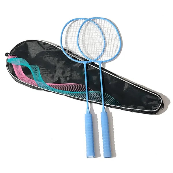Double Badminton Racket Set