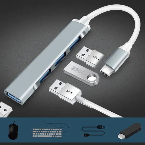 USB 3.0 HUB docking station with 4 Ports