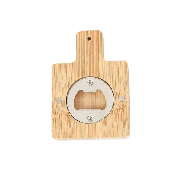 Fridge Magnet Bottle Opener Wooden