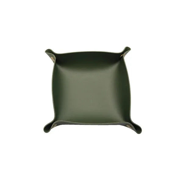 Foldable PU Leather Desk Sundries Storage Tray