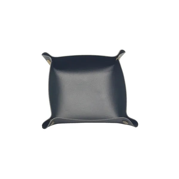Foldable PU Leather Desk Sundries Storage Tray