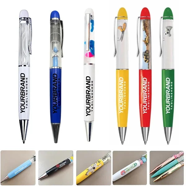 Floater Pens with Colorful Graphics
