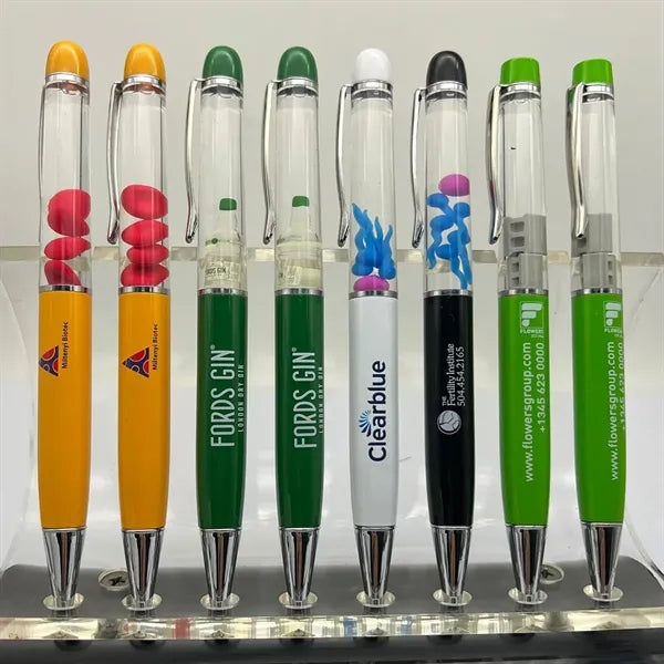 Floater Pens with Colorful Graphics