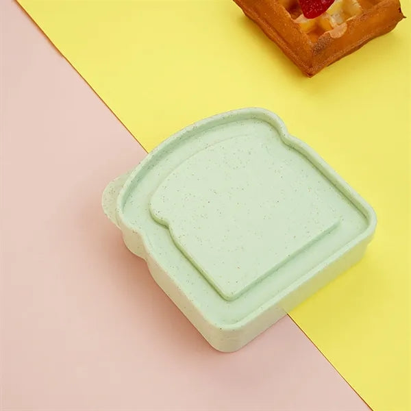 12oz Eco Wheat Toast Shaped Sandwich Box
