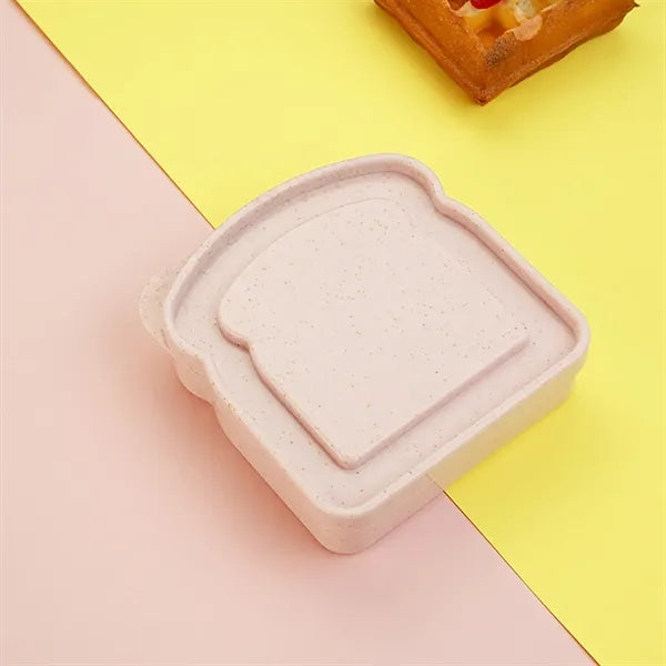 12oz Eco Wheat Toast Shaped Sandwich Box