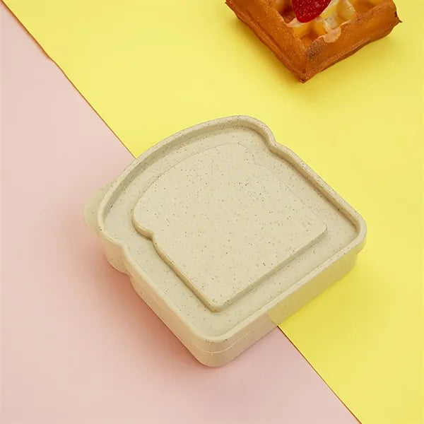 12oz Eco Wheat Toast Shaped Sandwich Box