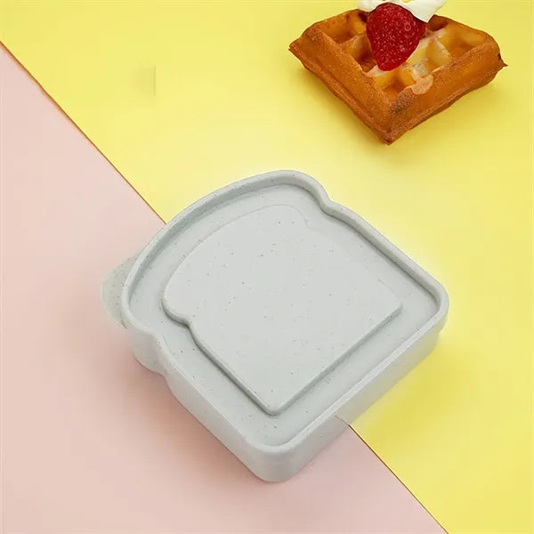 12oz Eco Wheat Toast Shaped Sandwich Box