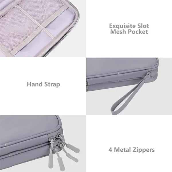 Double Layer Travel Cable Storage Bag Electronic Accessory