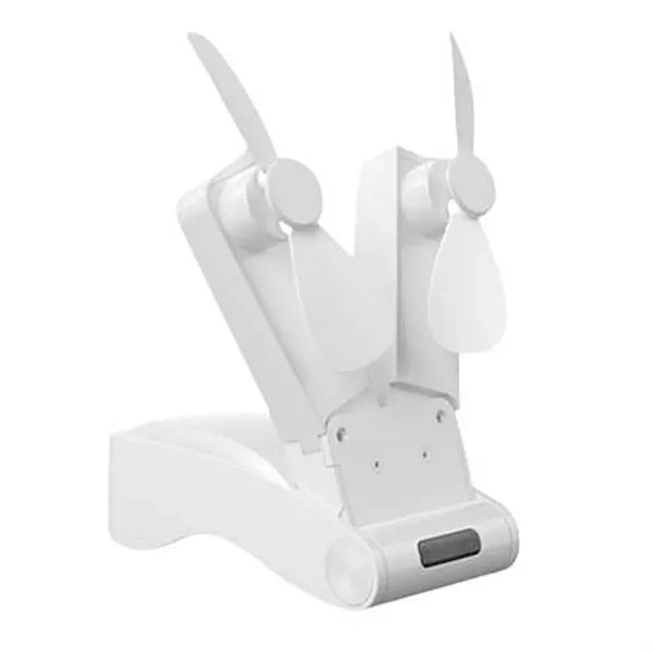 Dual-head USB Foldable Fan