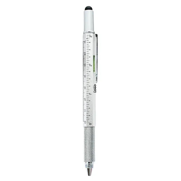 6-in-1 Metal Stylus Multitool Pen
