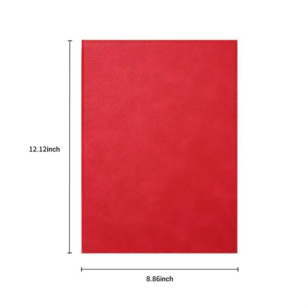 A4 Litchi Leather Certificate Holder