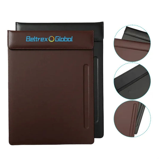 A4 PU Leather Clipboard with Strong Magnetic Closure