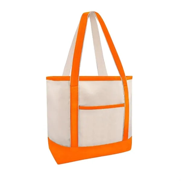 12oz. Natural Canvas Boat Tote w/ Reinforced Handle