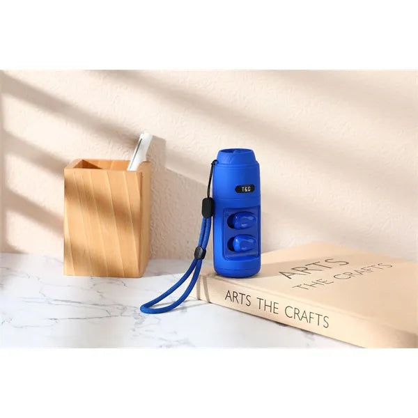 Wireless Ear Buds Bluetooth Speaker