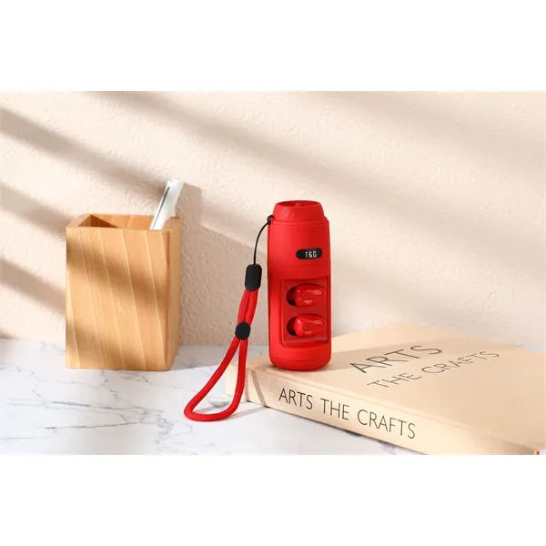 Wireless Ear Buds Bluetooth Speaker