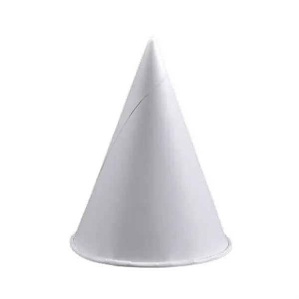 6oz Disposable White Paper Cone Cups