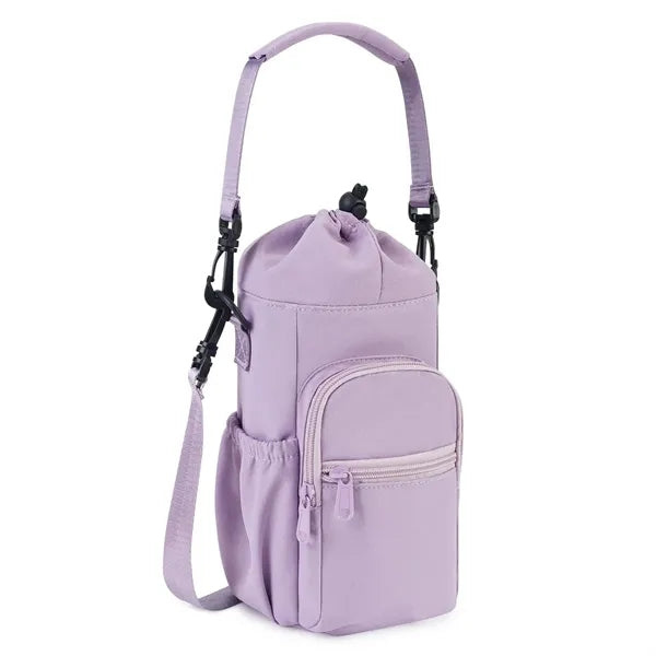 Crossbody Water Bottle Holder Bag