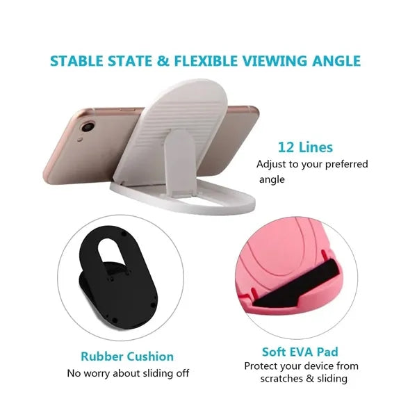 Foldable Portable Desktop Cell Phone Holder