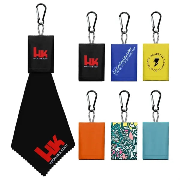 Microfiber Cleaning Cloth with Pouch
