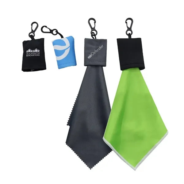 Microfiber Cleaning Cloth with Pouch