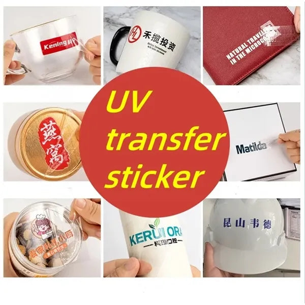 UV Clear Transfer Sticker Decals