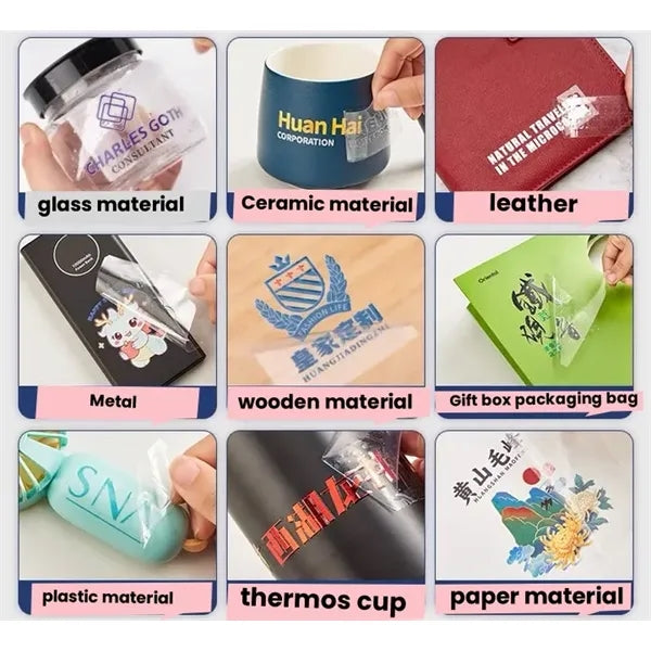 UV Clear Transfer Sticker Decals