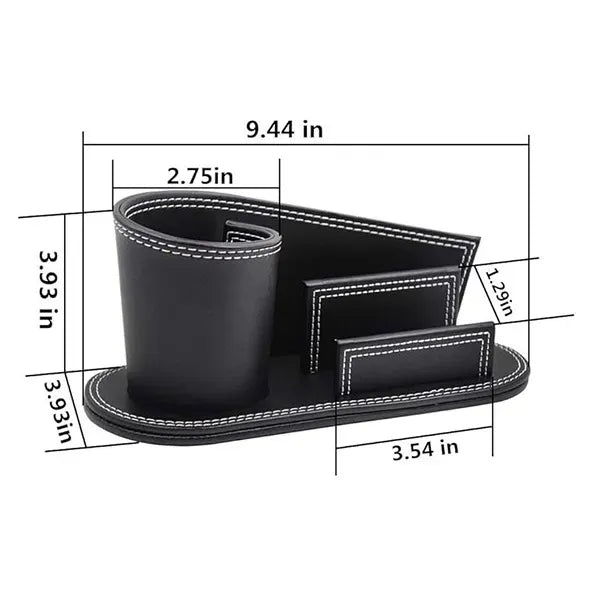 Desktop Stationery Caddy Business Card Holder Stand