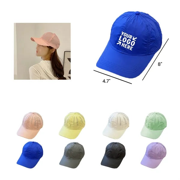Quick-Dry Polyester Summer Baseball Cap