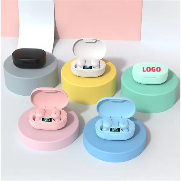 In-ear wireless Bluetooth headset with digital display