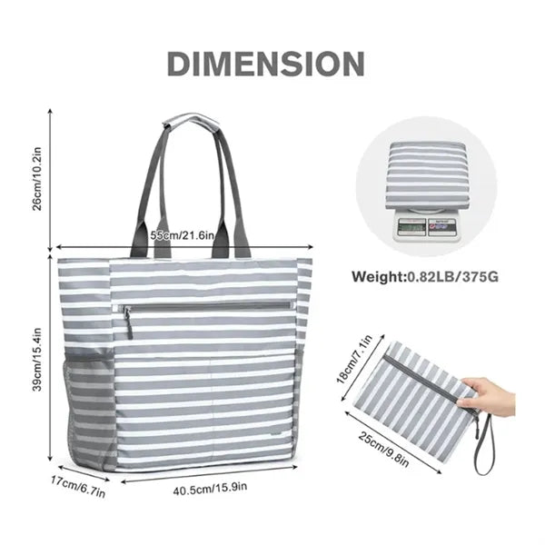 Waterproof Sandproof Beach Tote Bag